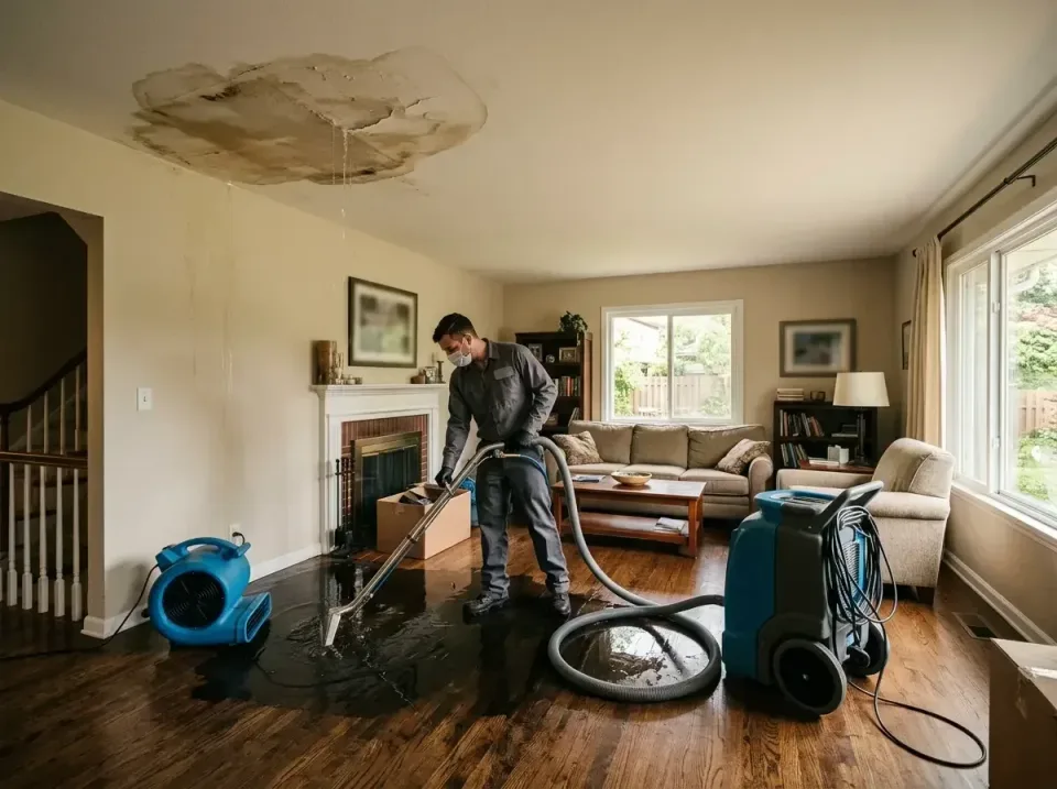 attic-pipe-burst-ceiling-drip-008 — frequently asked questions, Water Damage Restoration & Carpet Care in Sandusky, MI